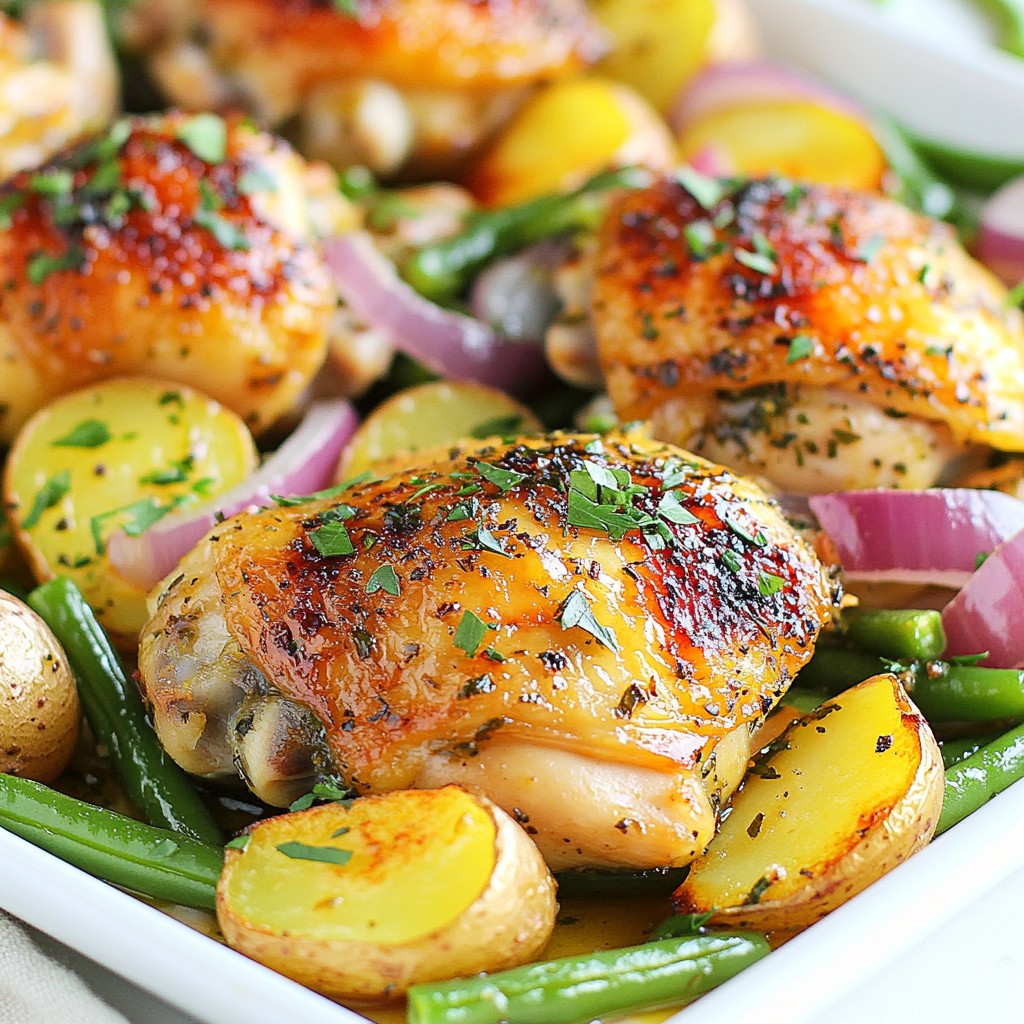 Garlic Herb Chicken Sheet Pan Dinner Delightful Meal