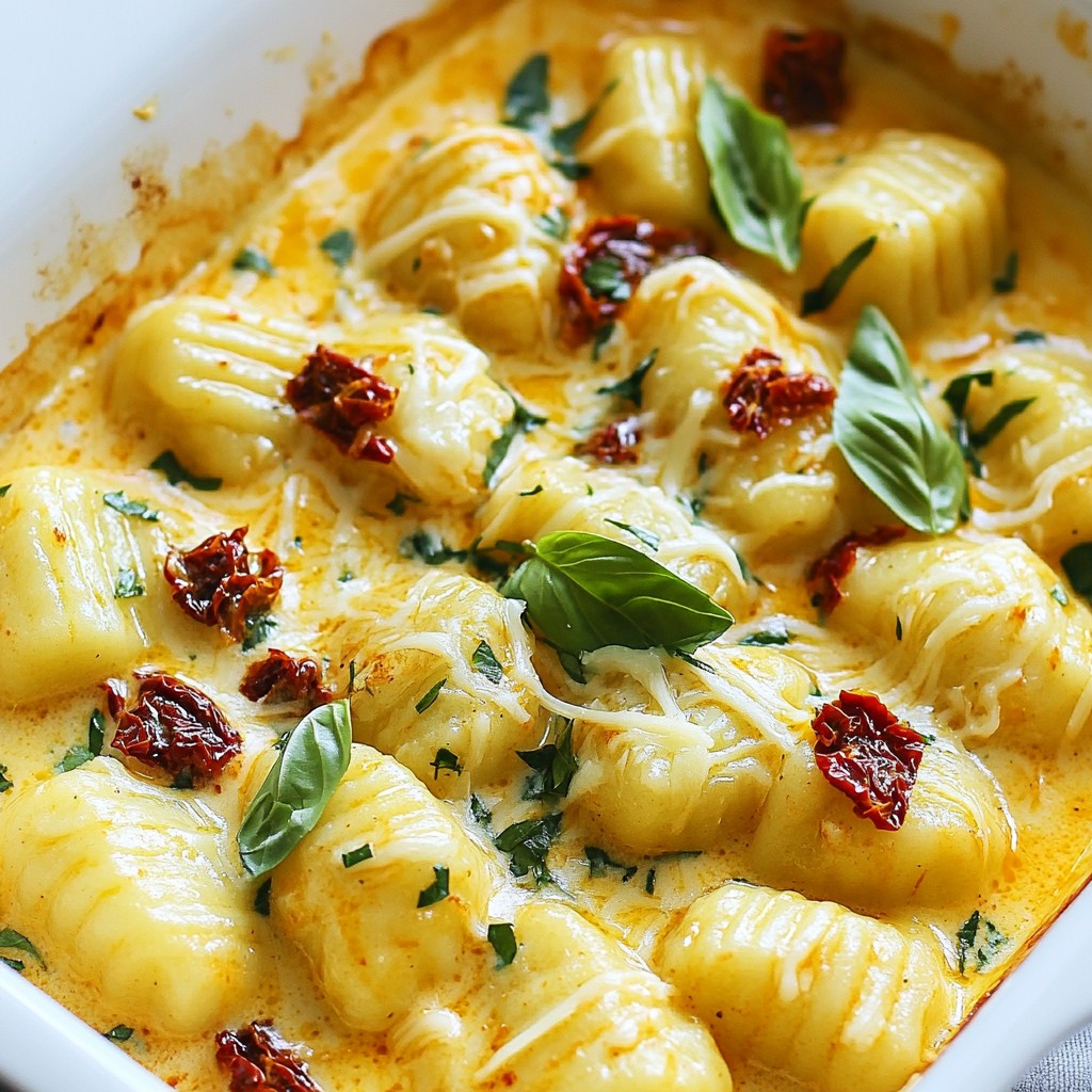 Creamy Sun Dried Tomato Gnocchi Flavorful Delight