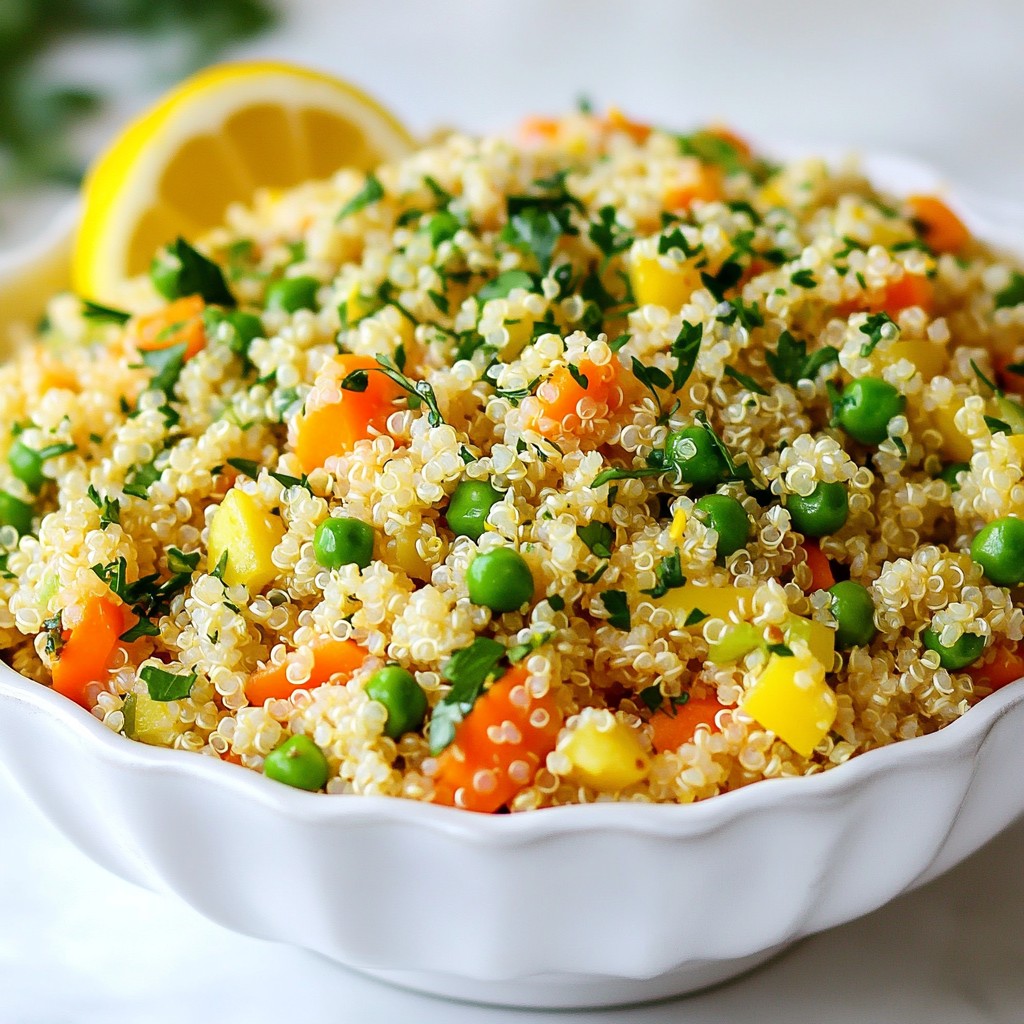 Lemon Herb Quinoa Pilaf Fresh and Flavorful Dish