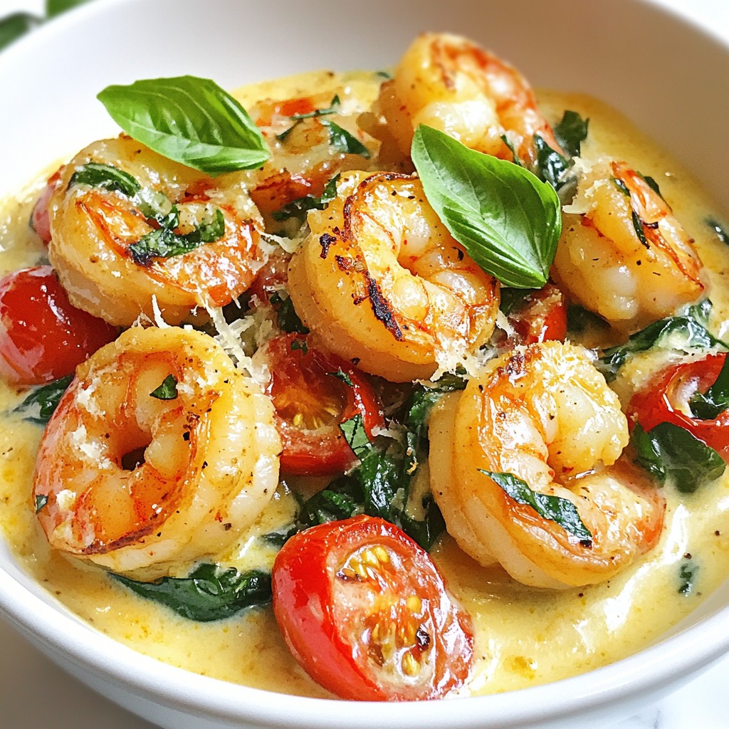 Creamy Tuscan Shrimp Easy and Flavorful Recipe