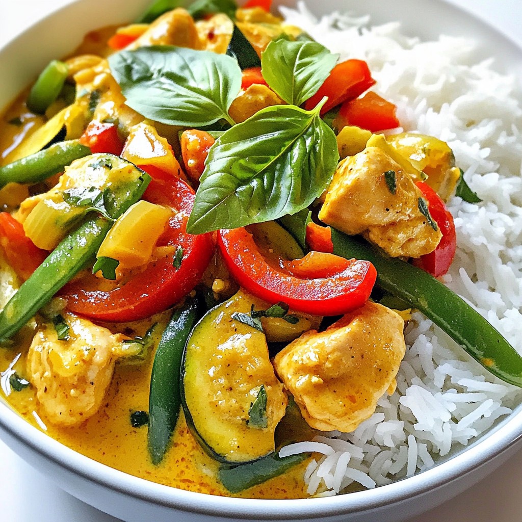 Thai Green Curry Chicken Easy and Flavorful Recipe