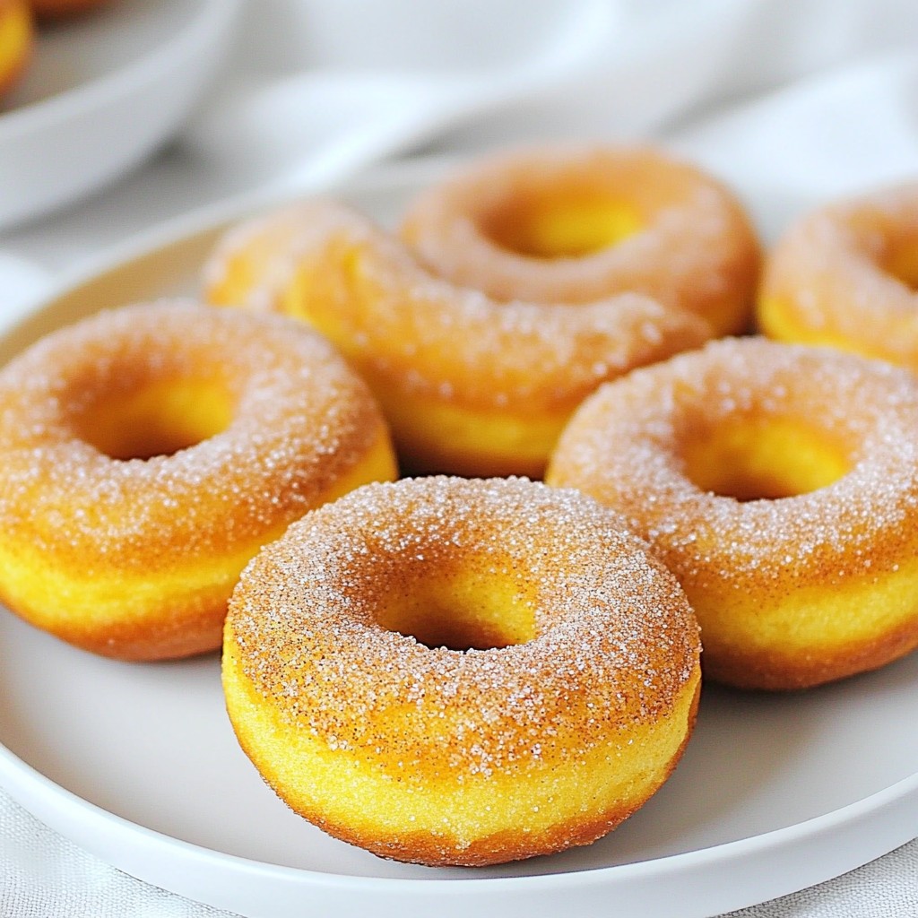 Cinnamon Sugar Pumpkin Donuts Irresistible Treat