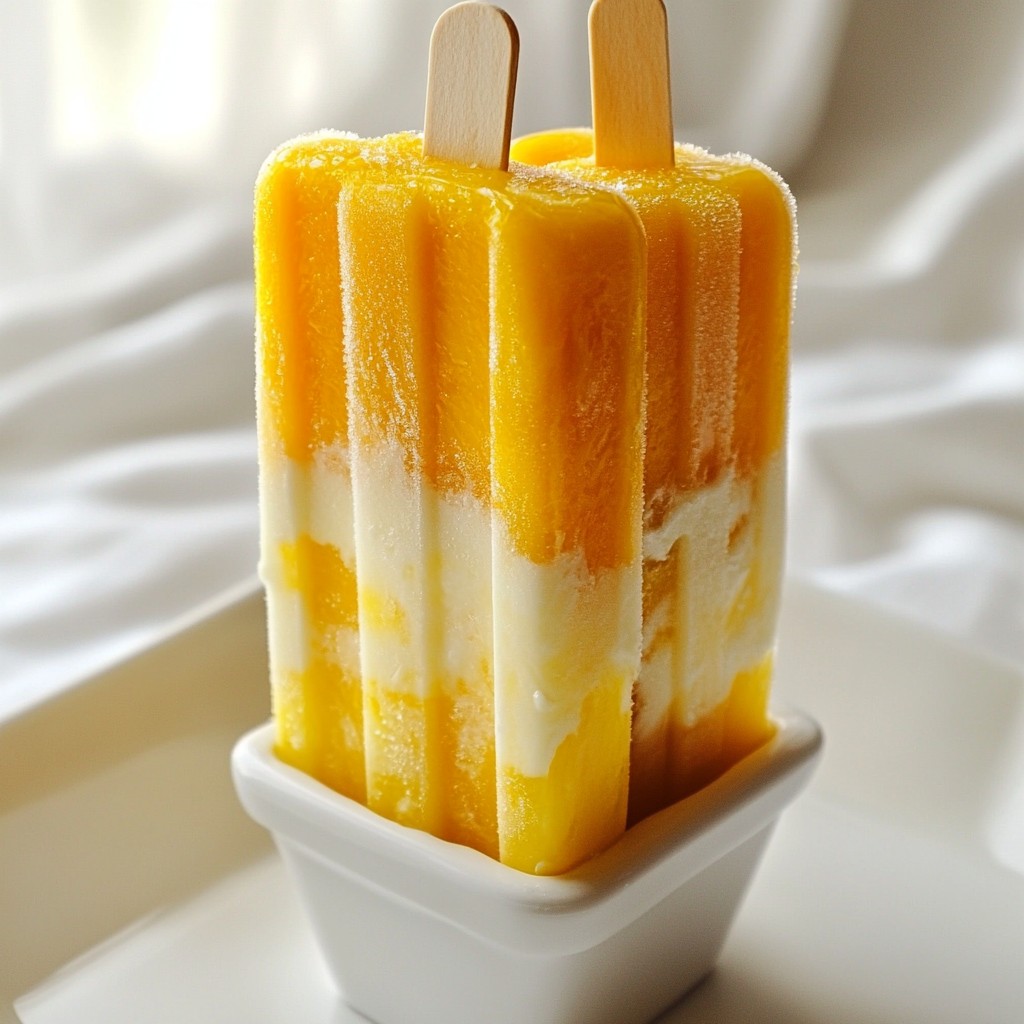 Mango Pineapple Popsicles Refreshing Summer Treat
