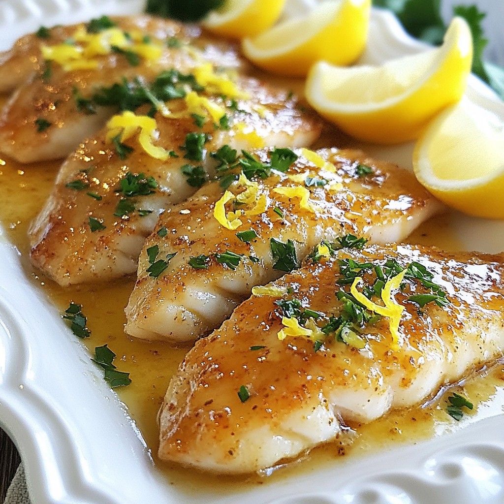 Lemon Garlic Butter Tilapia Flavorful Dinner Recipe