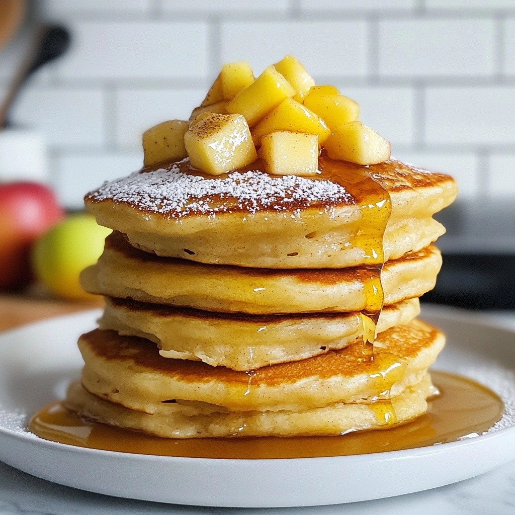 Fluffy Air Fryer Apple Cinnamon Pancakes Recipe Guide