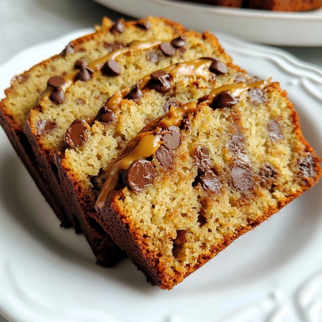 Gooey Air Fryer Chocolate Chip Banana Bread Delight