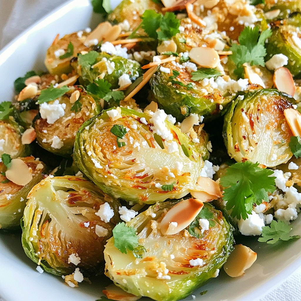 Sweet Chili Garlic Brussels Sprout Salad Delight