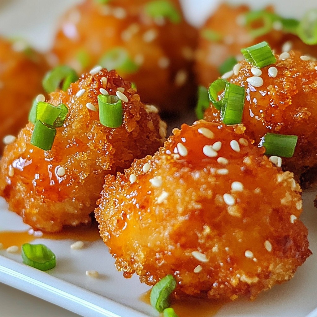 Crispy Air-Fried Sriracha Honey Chicken Bites Recipe