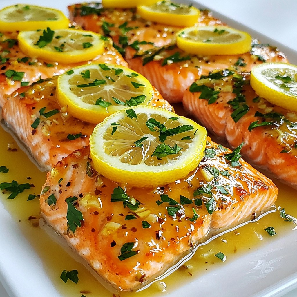 Lemon Garlic Roasted Salmon Flavorful and Easy Recipe