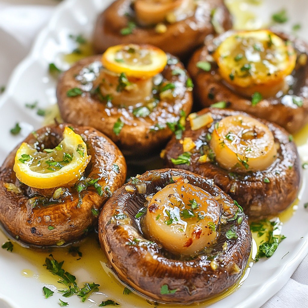 Garlic Herb Roasted Mushrooms Flavorful and Easy Dish