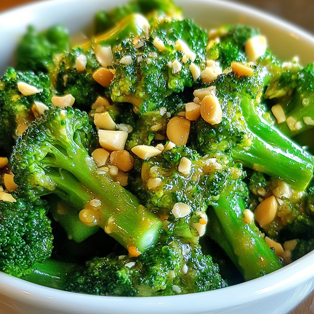 Thai Sweet Chili Broccoli Flavorful and Simple Dish
