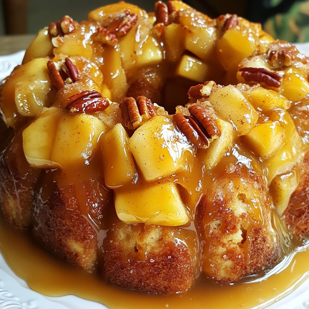 Caramel Apple Monkey Bread Delicious Fall Treat