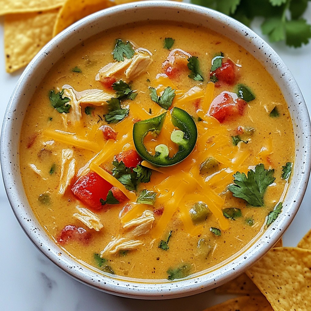 Creamy Chicken Enchilada Soup Hearty and Warm Dish