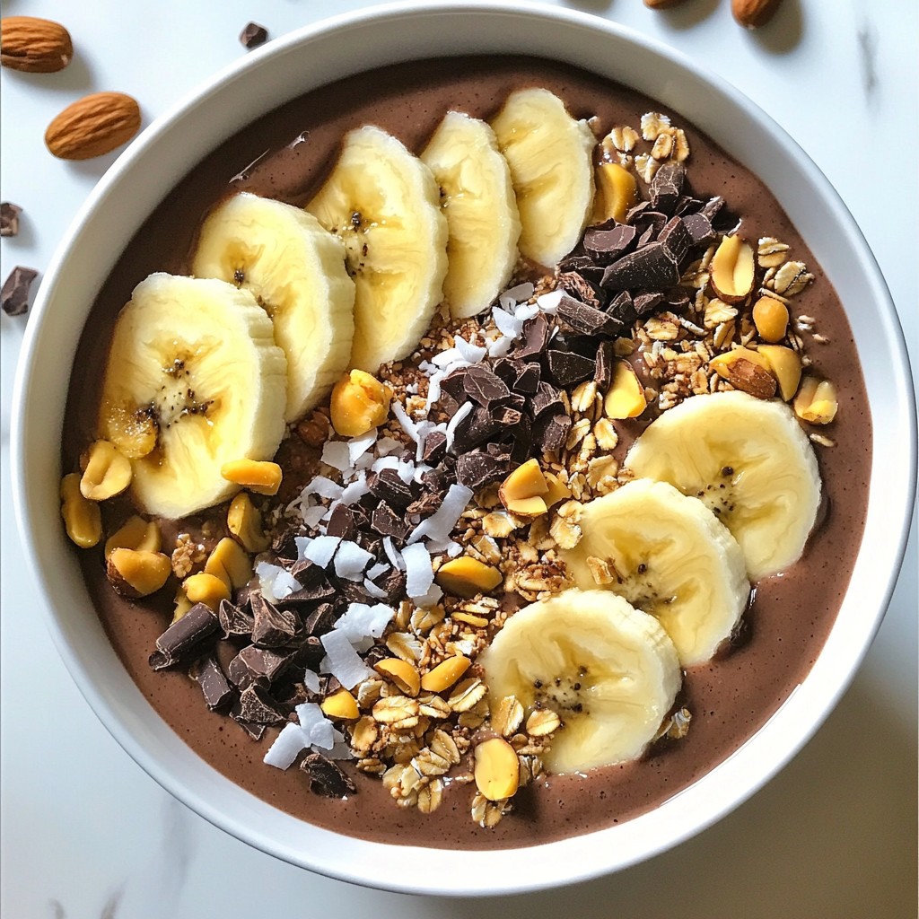 Peanut Butter Cup Smoothie Bowl Tasty and Nourishing