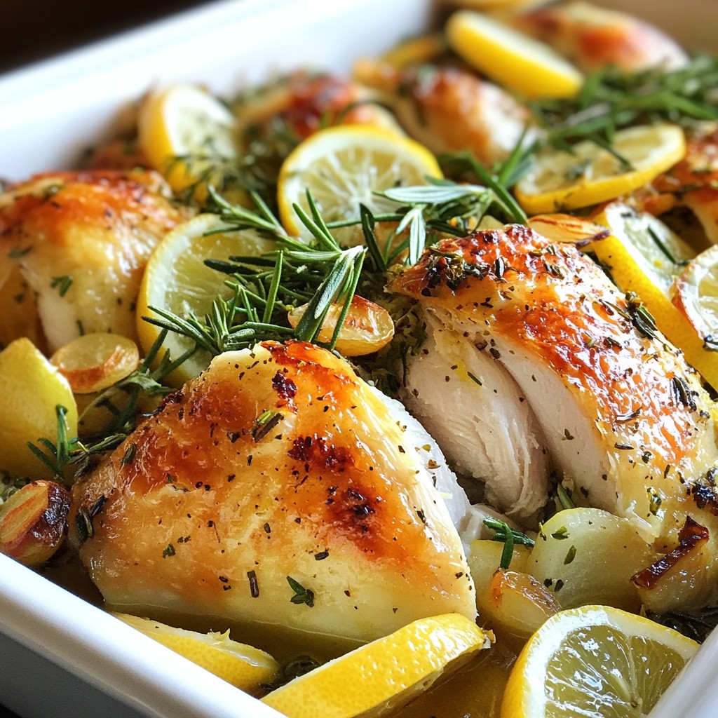 Lemon Herb Roasted Chicken Flavorful and Juicy Feast