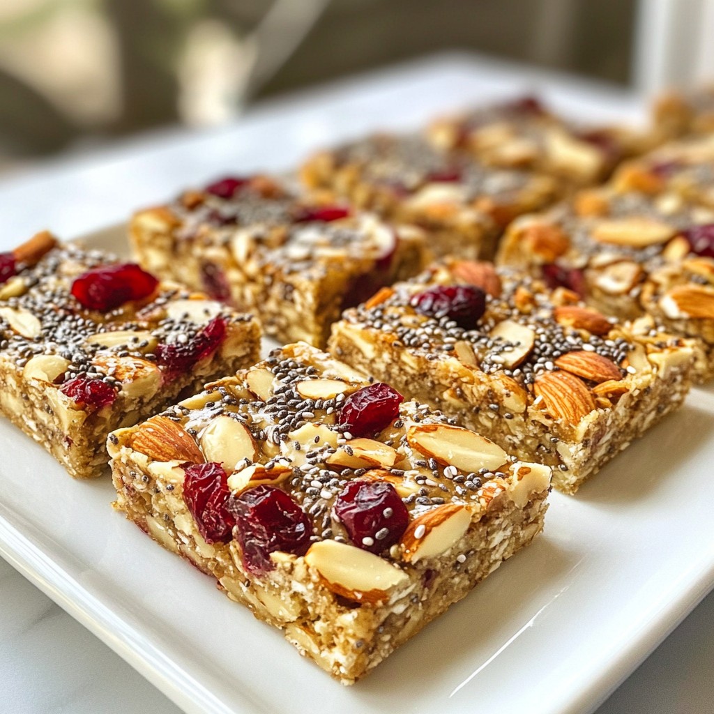Cranberry Almond Energy Bars Simple and Tasty Treat