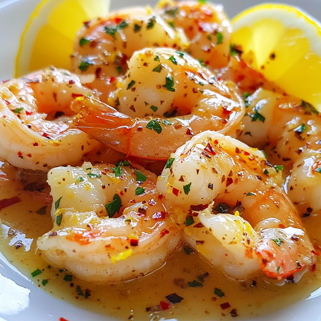 Lemon Garlic Butter Shrimp Quick and Tasty Recipe