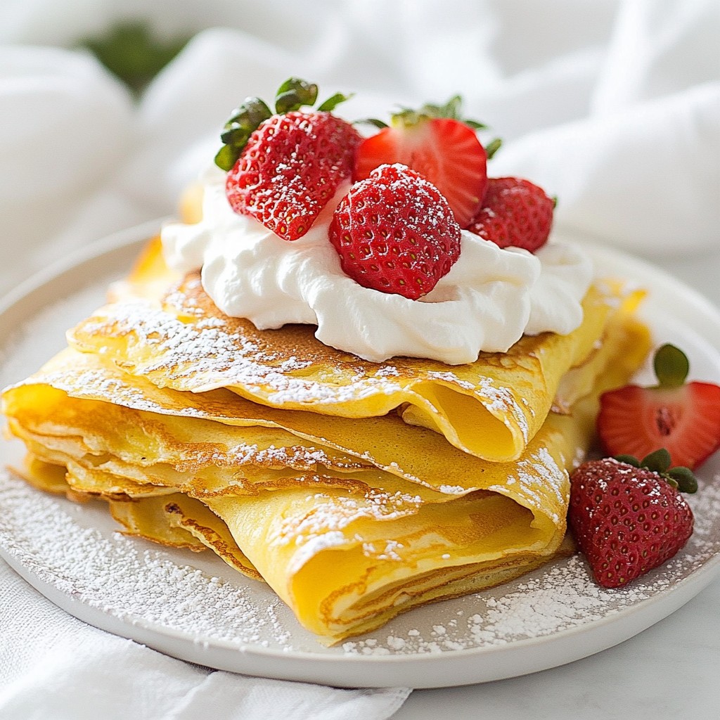 Strawberry Nutella Crepes Quick and Tasty Delight