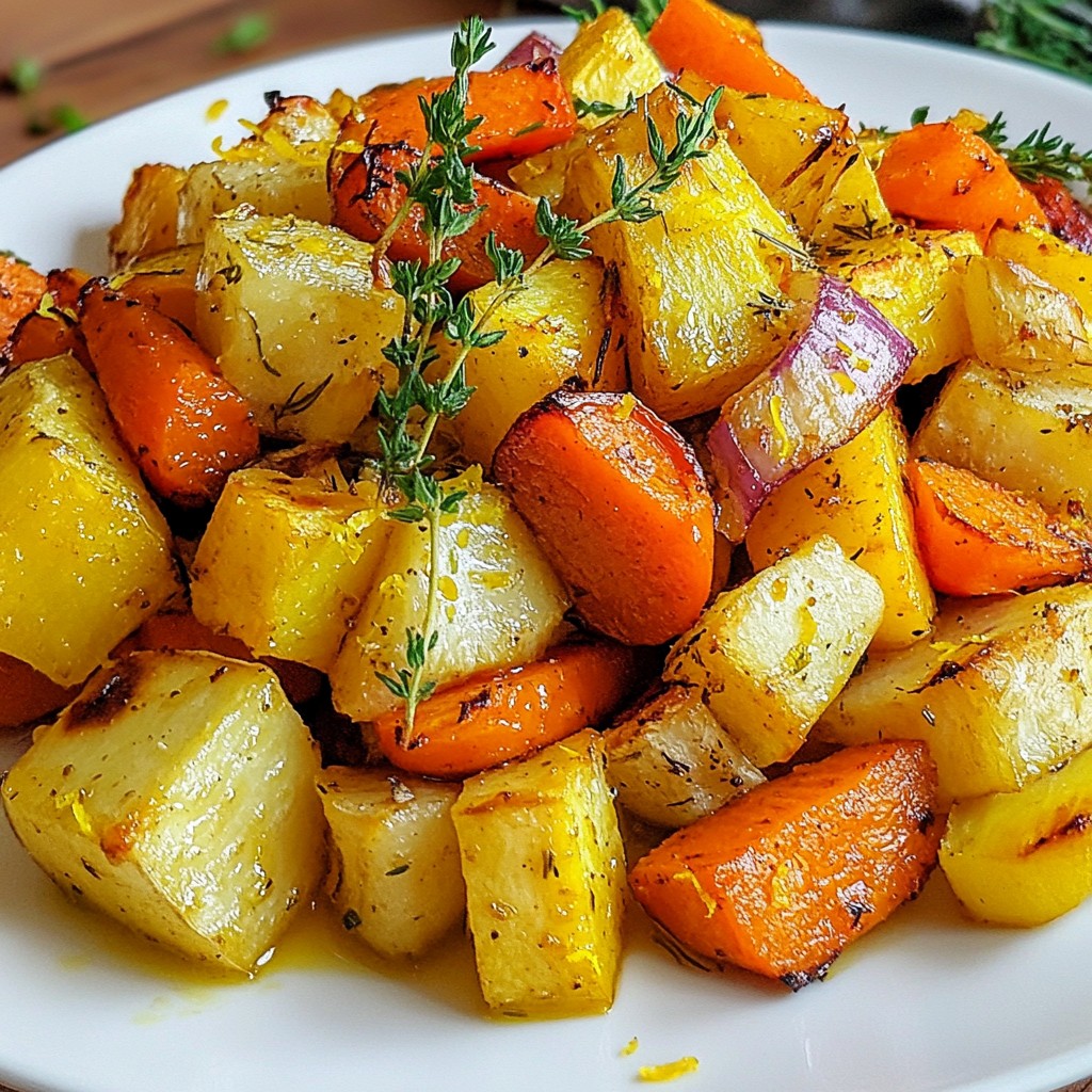 Lemon Herb Roasted Root Vegetables Flavorful Delight