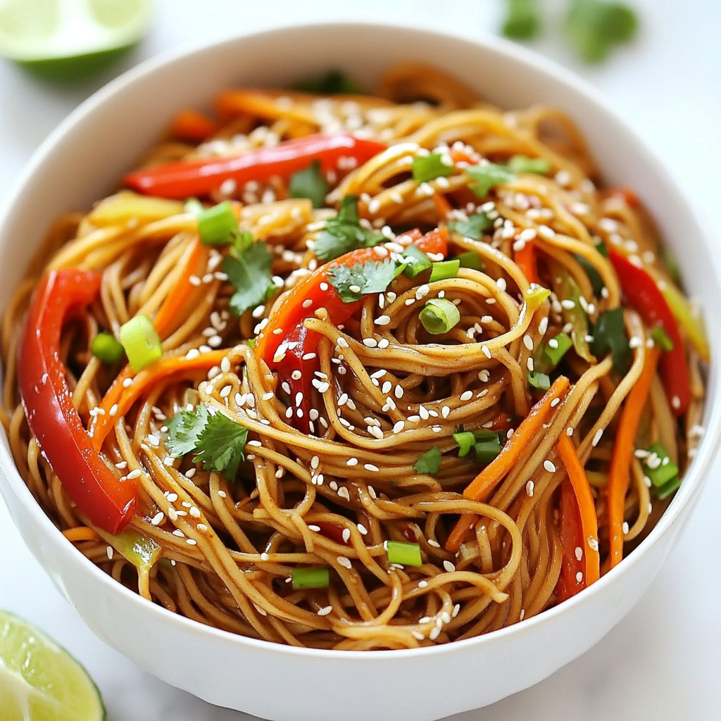 Spicy Sesame Soba Noodles Easy and Flavorful Meal