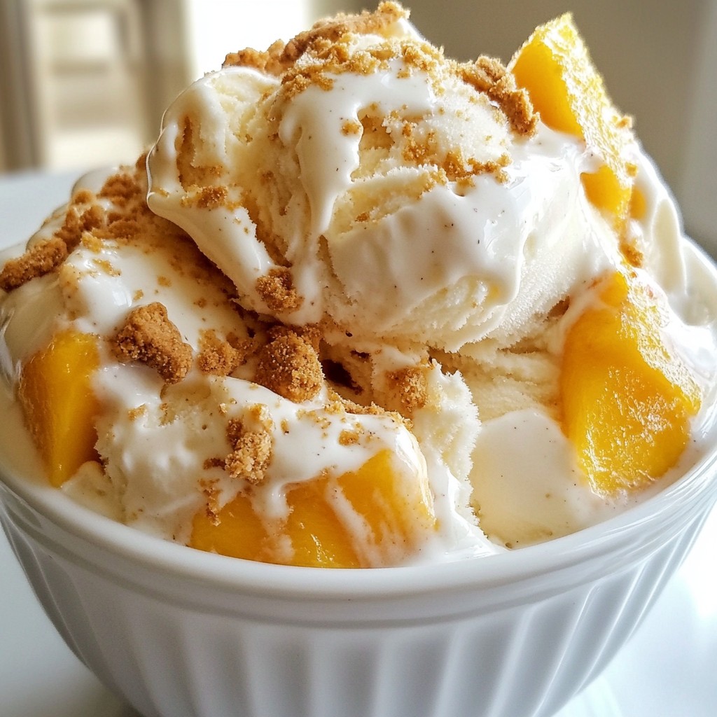Delightful Peach Cobbler Ice Cream Easy Recipe Guide