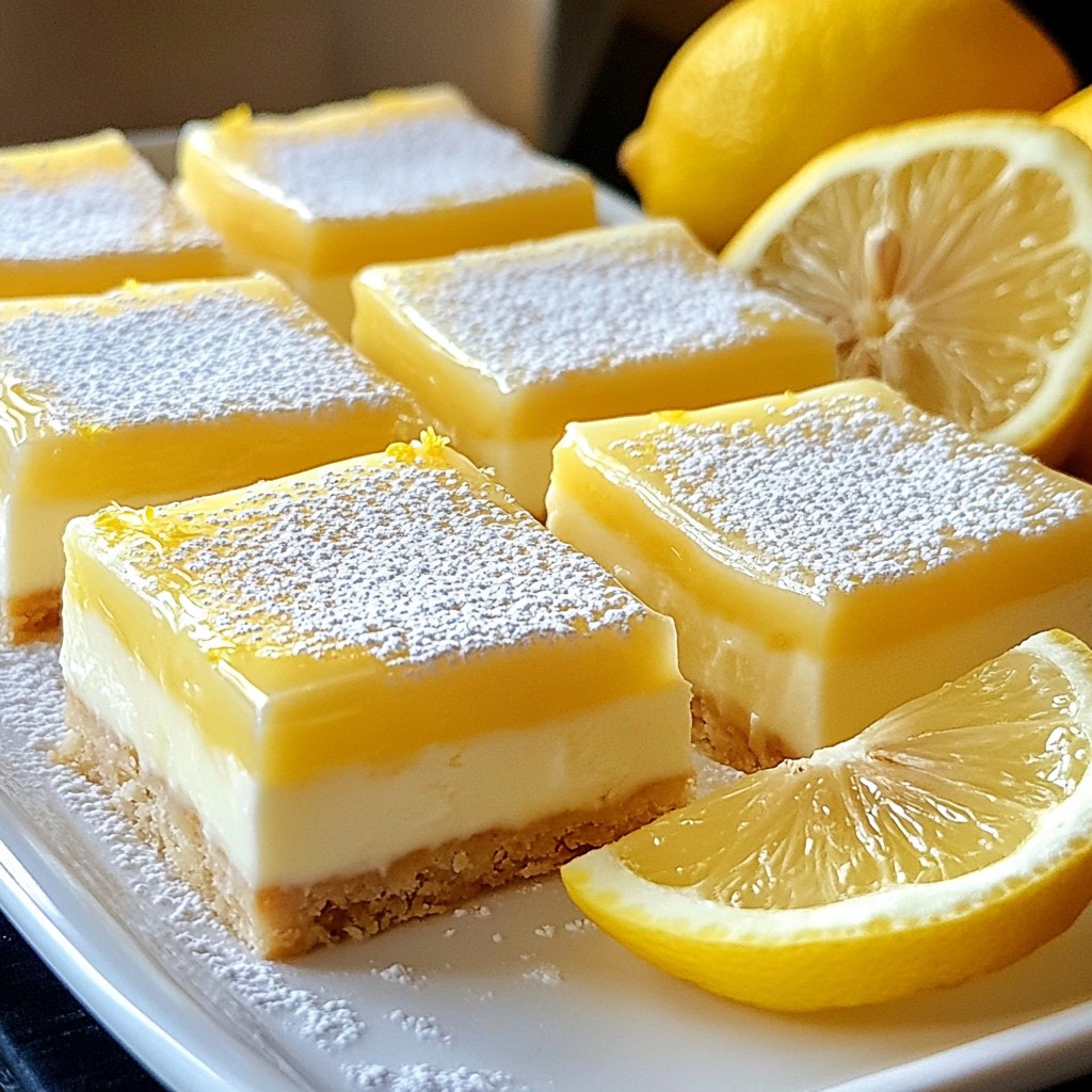 Greek Yogurt Lemon Bars Fresh and Tangy Delight