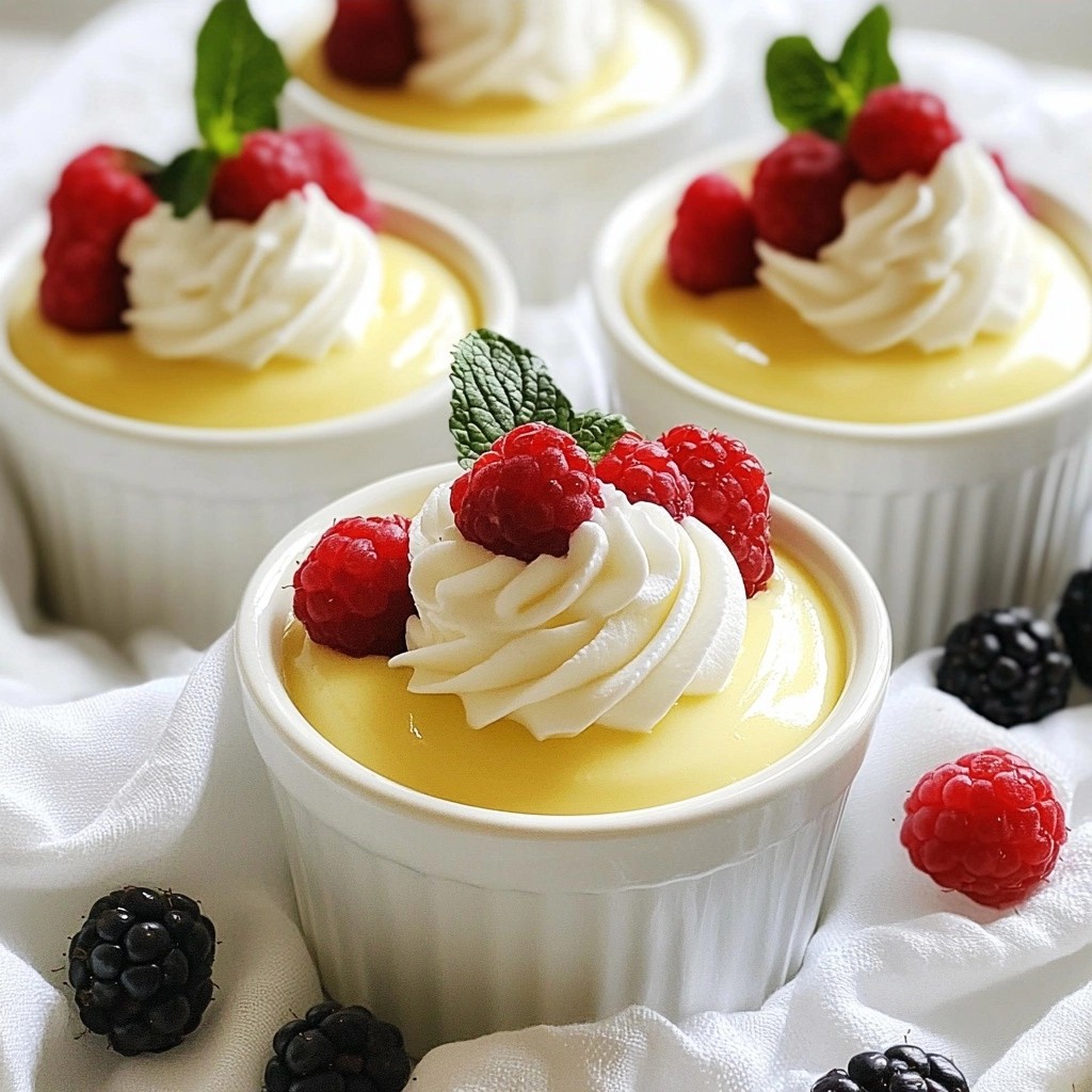 Decadent Air Fryer Vanilla Bean Pudding Cups Delight