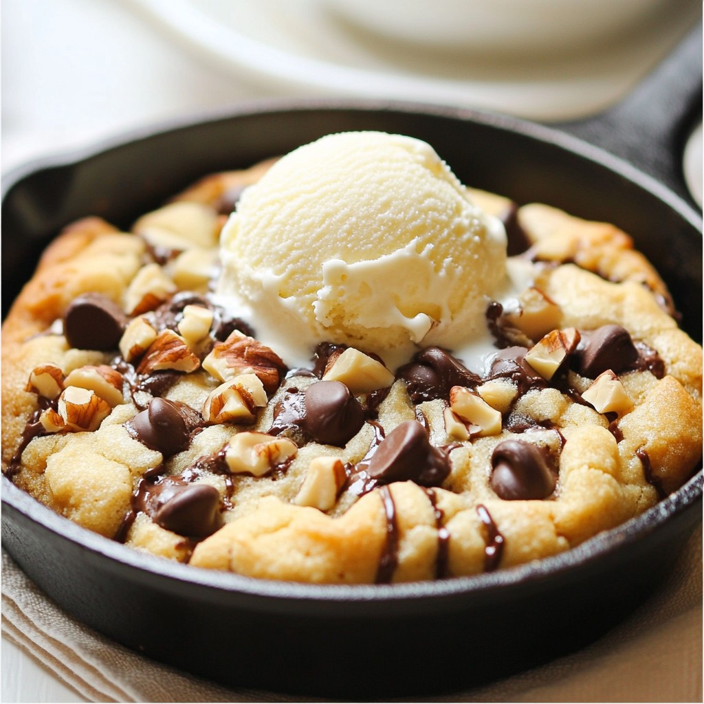 Irresistible Chocolate Chip Cookie Skillet Delight