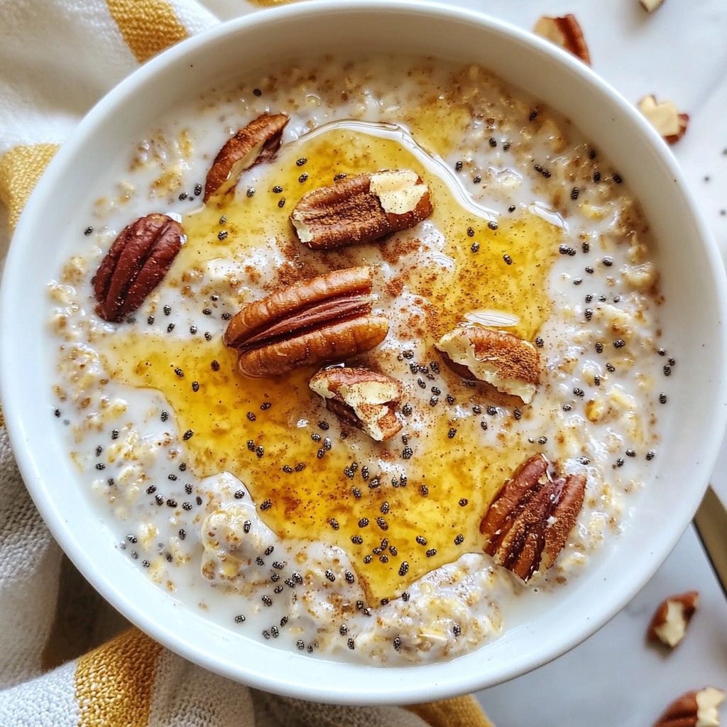 Cinnamon Roll Overnight Oats Simple and Tasty Recipe