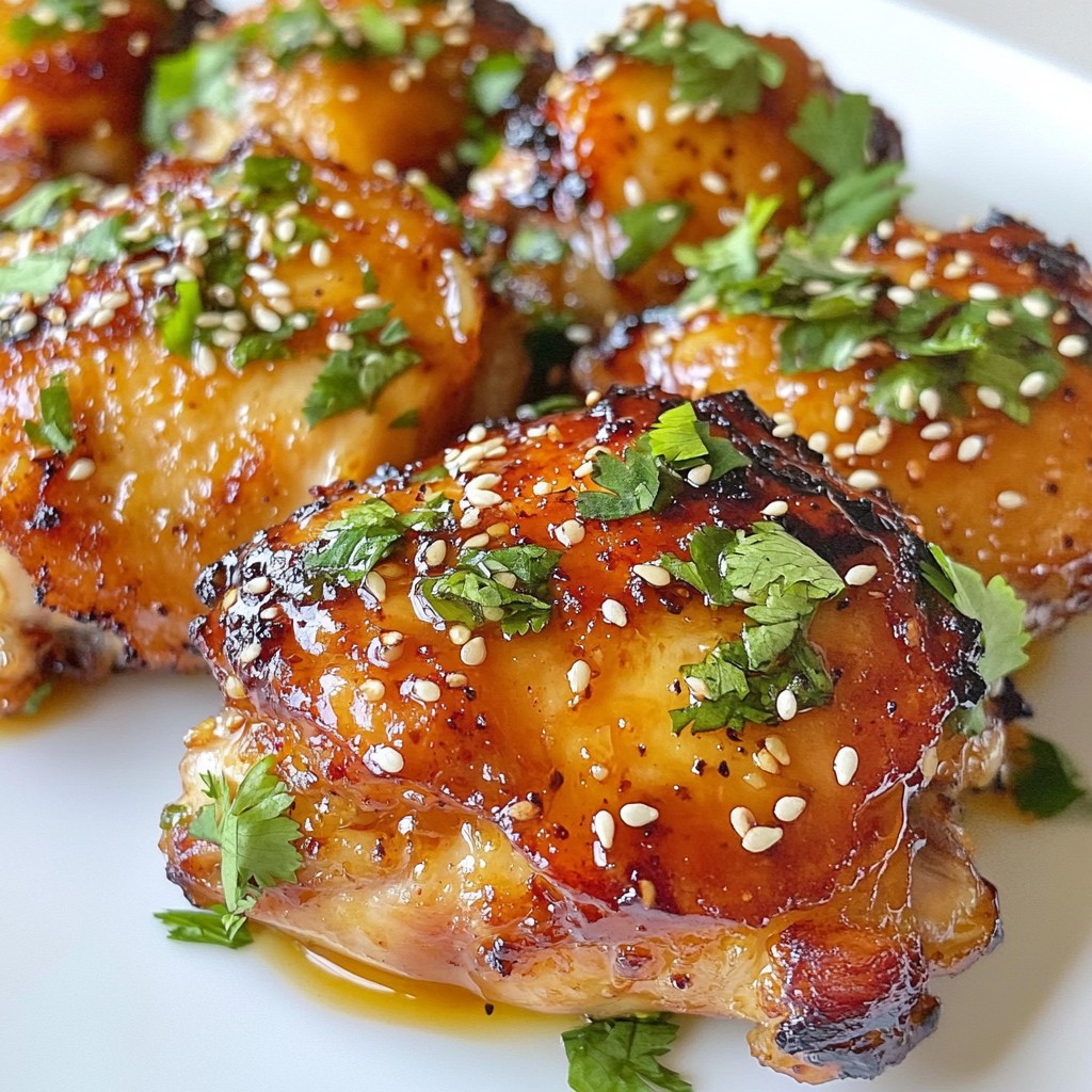 Honey Garlic Chicken Thighs Flavorful and Easy Recipe