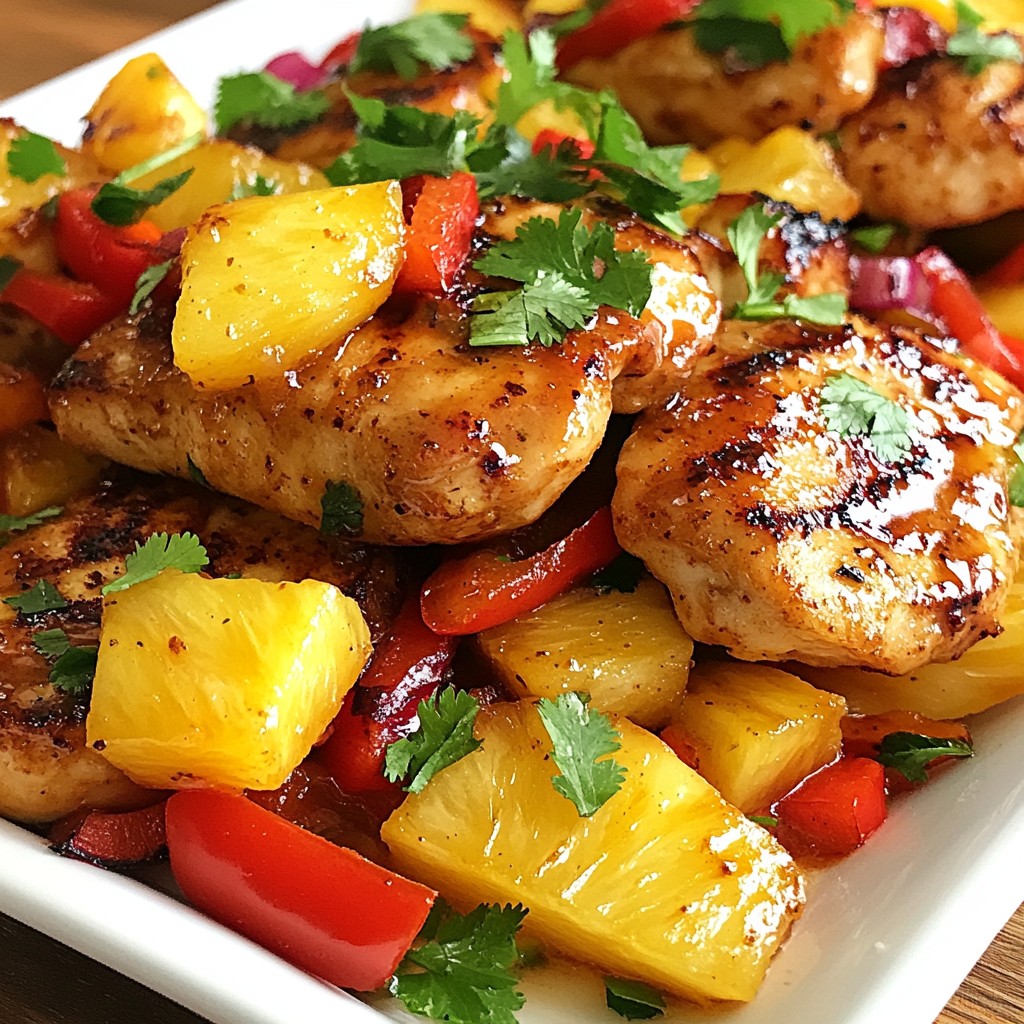 Caribbean Pineapple Chicken Flavorful and Easy Dish