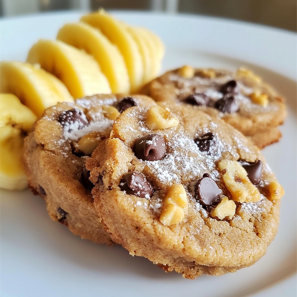 Peanut Butter Banana Bread Cookies Soft and Chewy Treat
