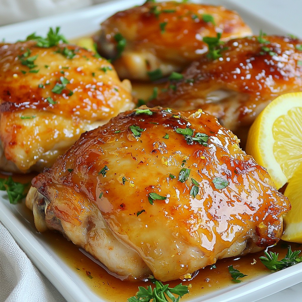 Tender Air Fryer Honey Lemon Chicken Thighs Recipe