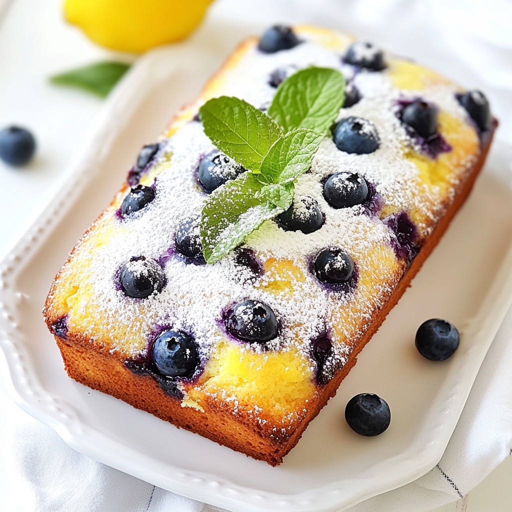 Delicious Blueberry Lemon Yogurt Loaf Easy Recipe