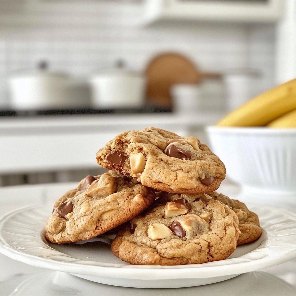 Peanut Butter Banana Bread Cookies Easy and Tasty Treat