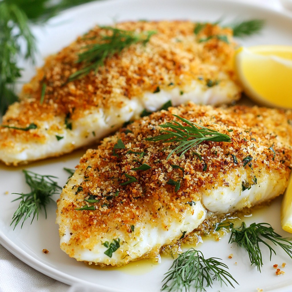 Hearty air fryer Herb-Crusted Tilapia Fillets Delight