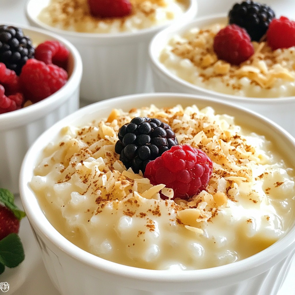Vanilla Bean Rice Pudding Cozy and Creamy Delight
