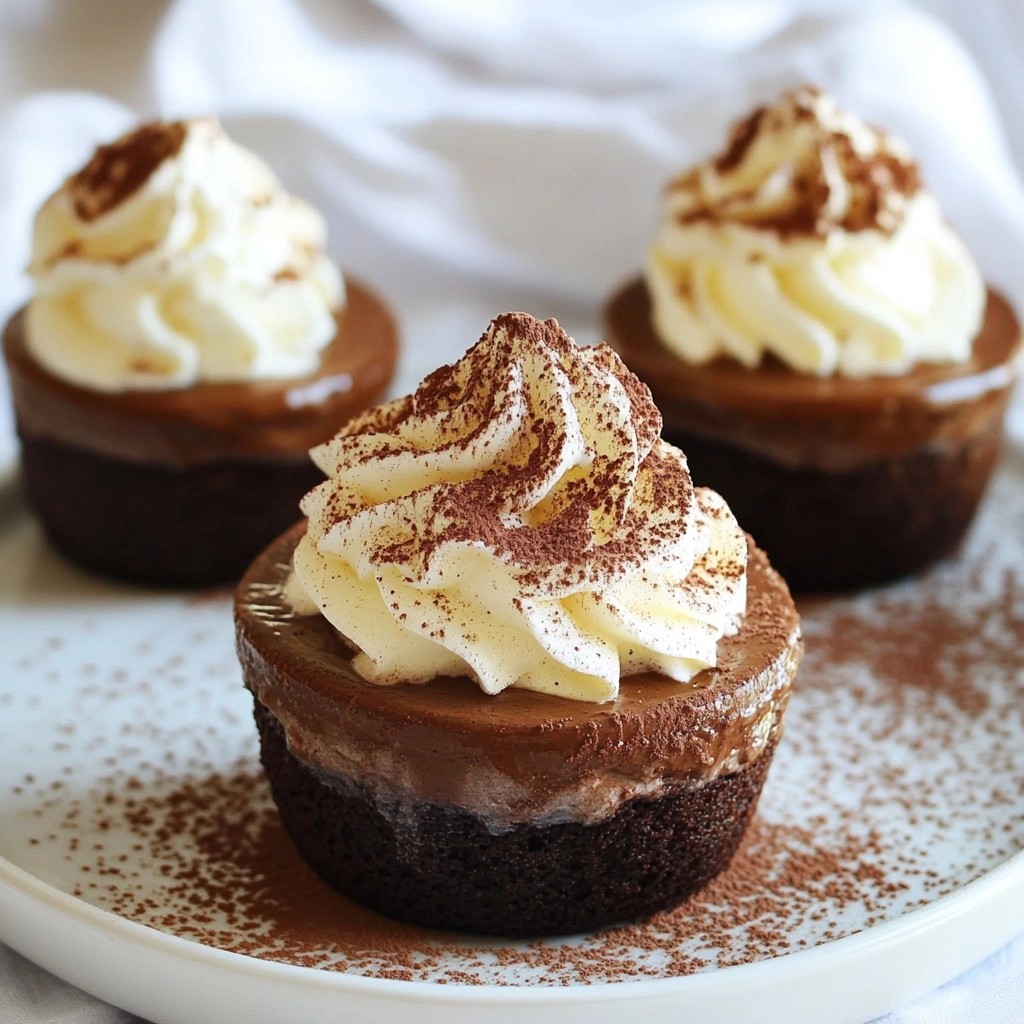 Decadent air fryer Chocolate Mocha Mousse Cups Recipe