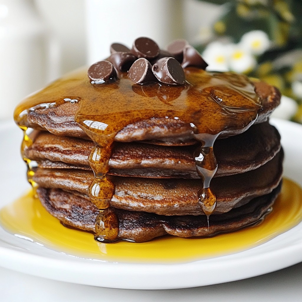 Double Chocolate Protein Pancakes Quick and Tasty Meal