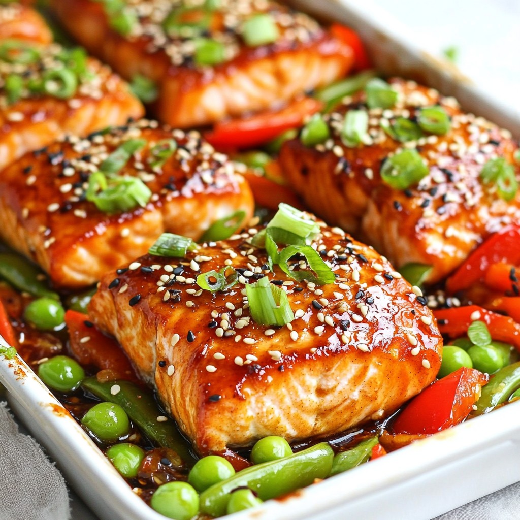 Sheet Pan Sesame Ginger Salmon Flavorful and Quick