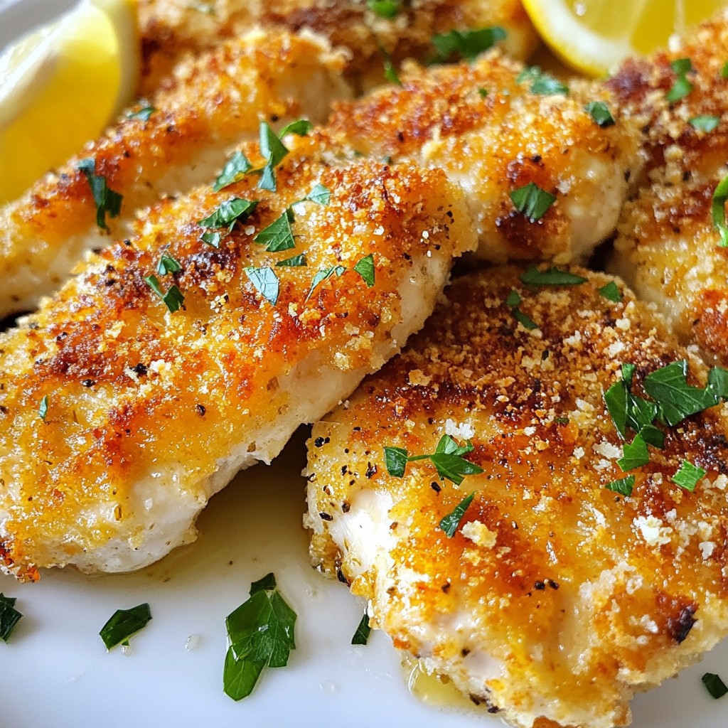 Garlic Parmesan Crusted Chicken Easy Dinner Delight