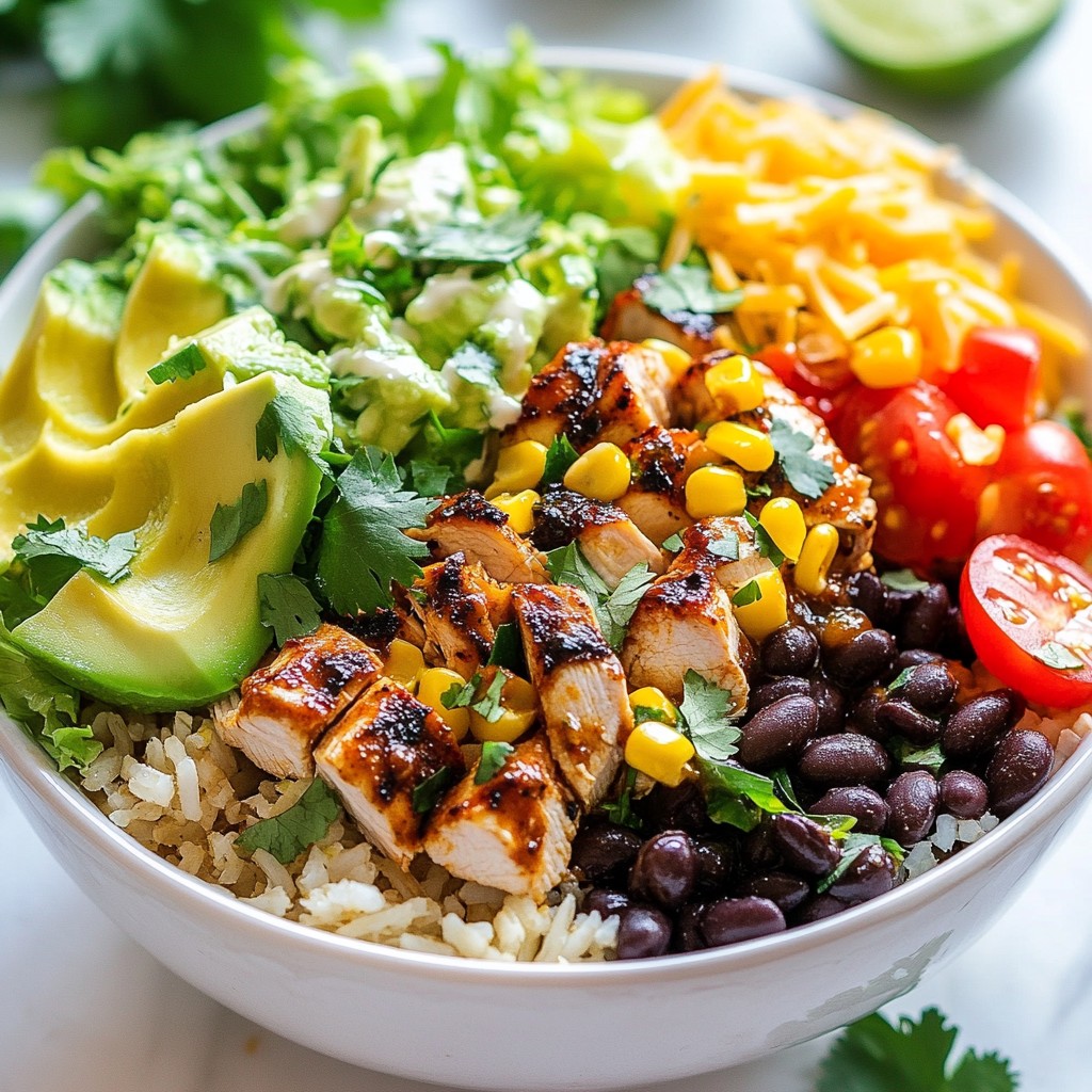 Chipotle Chicken Burrito Bowls Flavorful and Easy Meal
