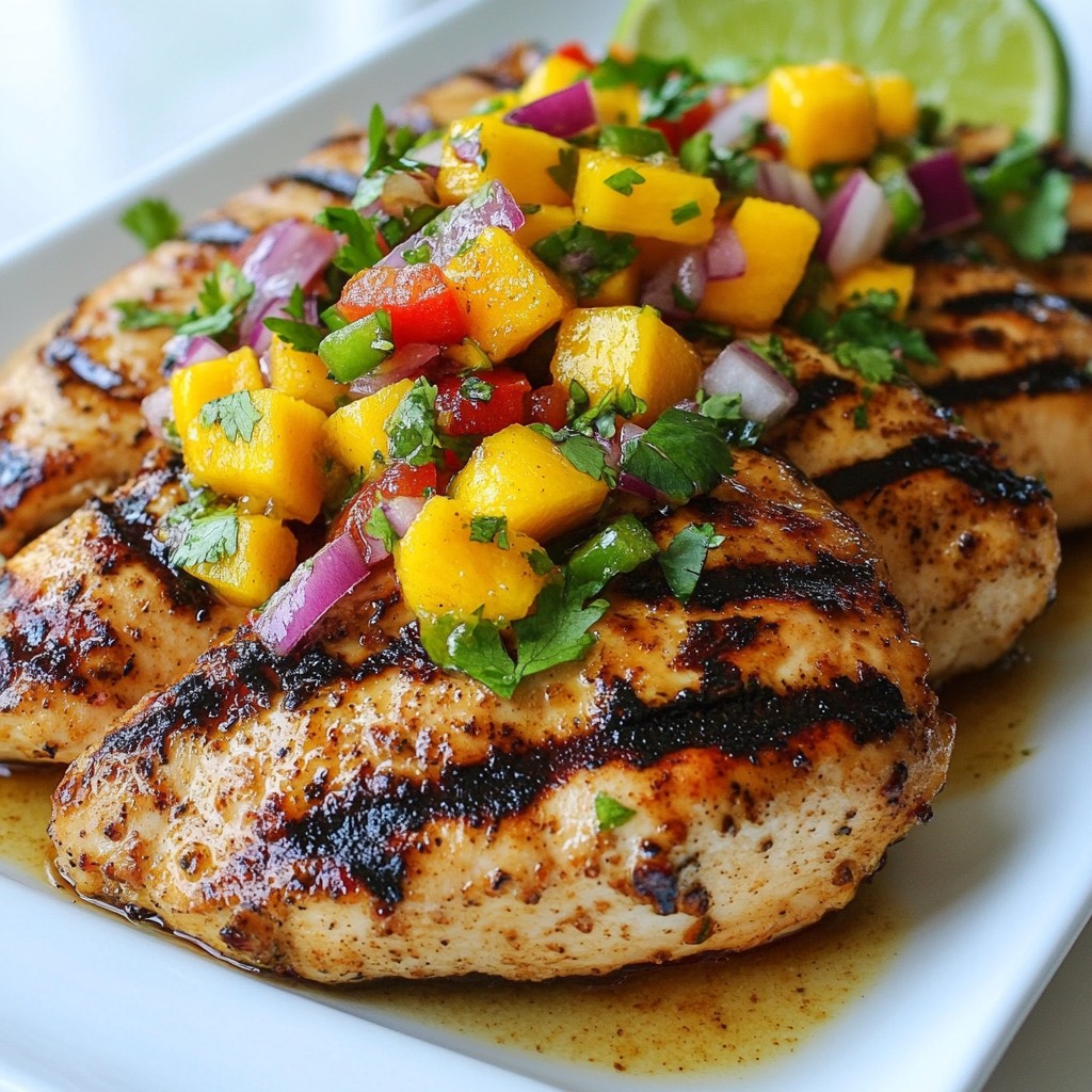 Mango Salsa Chicken Flavorful Dish to Savor Today