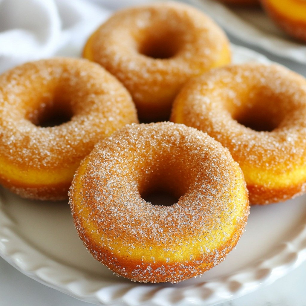 Cinnamon Sugar Pumpkin Donuts Irresistible Treats