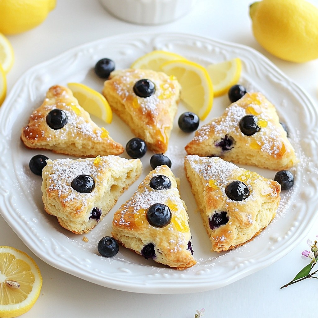 Vegan Blueberry Lemon Scones Delightful and Simple Recipe