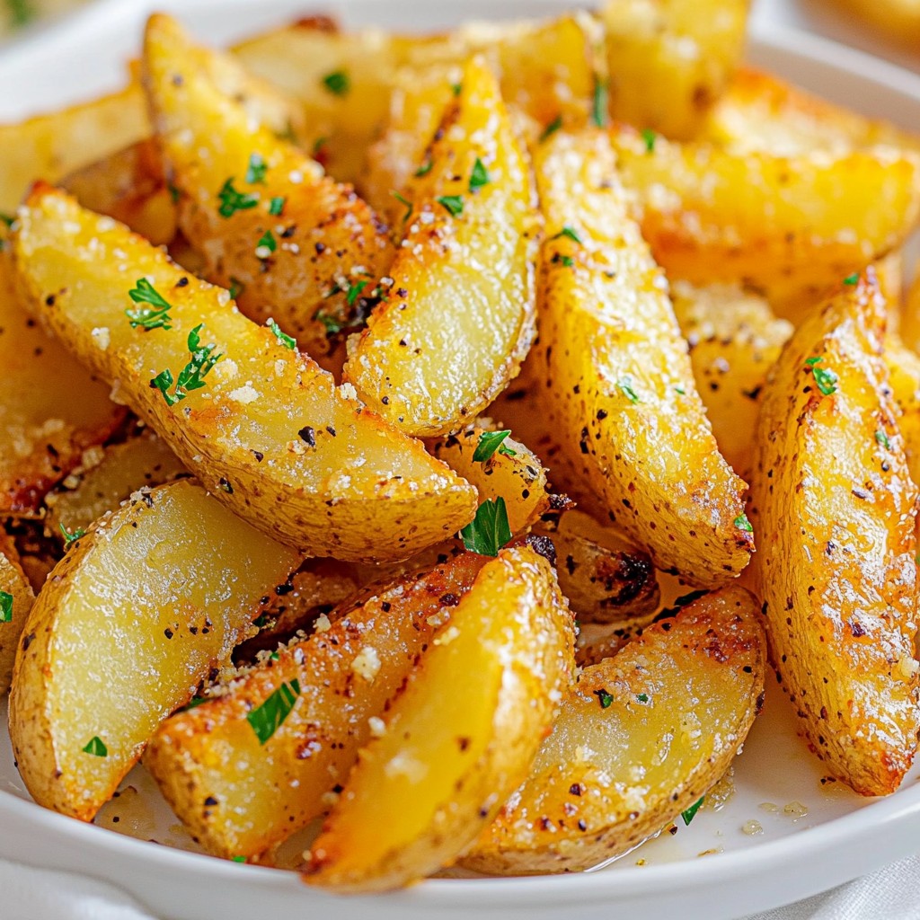 Garlic Parmesan Air Fryer Fries Crispy and Flavorful
