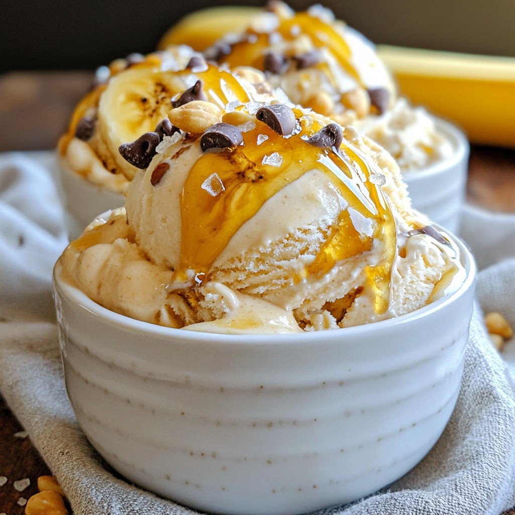 Peanut Butter Banana Ice Cream Rich and Creamy Treat