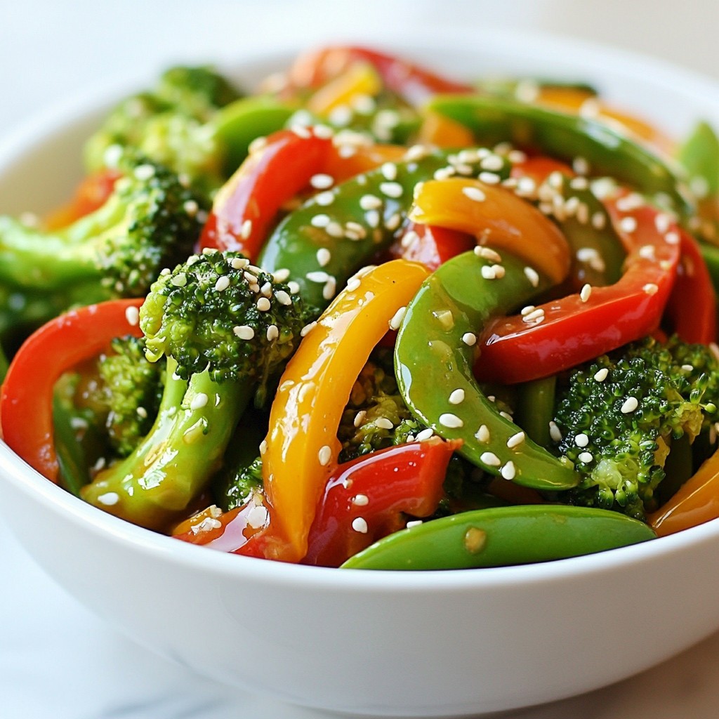 Honey Garlic Broccoli Stir Fry Quick and Simple Dish