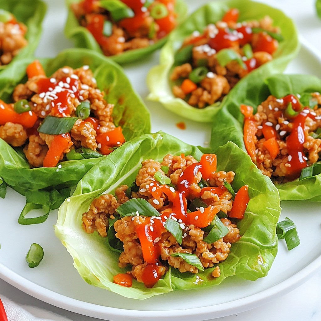 Spicy Chicken Lettuce Wraps for a Bold Meal Experience