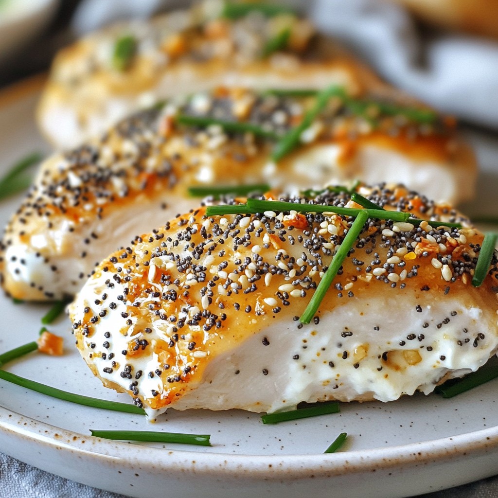 Baked Everything Bagel Chicken Flavorful and Juicy Dish